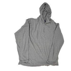 Structure Men's Long-Sleeve Hooded T-Shirt Gray Sz. L